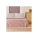 Evidea Vinerya Soft Krem 220x255 cm Çift Kişilik Yatak Örtüsü