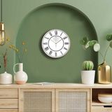 Evidea | Volante Elegant Duvar Saati - Bronz / Beyaz - 30 cm