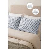 Evien Home Kürklü Peluş 2'li Yastık Kılıfı 50X70 cm Polo Yumuşak Supersoft Dekoratif Wellsoft Gri