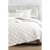 Evien Home Shane Kadife Yatak Örtüsü Seti Tek Kişilik 2 Parça Kapitone Supersoft Yumuşak Elyaf Dolgulu - Krem - 170 x 230 cm
