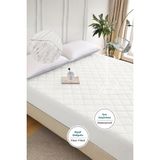 Evien Home Sıvı Su Geçirmez Yatak Koruyucu Alez Full Kenar Lastikli Kapitone Yıkanabilir Beyaz - 90 x 200 cm
