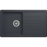 Evıer Granit Evye Base L Series Antrasite - Antrasit (86X50)