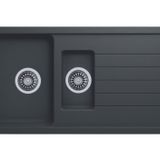 Evıer Granit Evye Base Xl Series Antrasite - Antrasit (1.5 Göz)