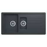 Evier Granit Evye Base Xl Series Antrasite - Antrasit (füme) (1.5 Göz) (100x50)