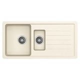 Evier Granit Evye Base Xl Series Beige - Bej (krem) (1.5 Göz) (100x50)