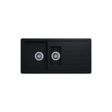 Evıer Granit Evye Base Xl Series Black - Siyah (1.5 Göz)