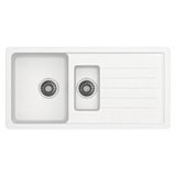 Evier Granit Evye Base Xl Series White - Beyaz (1.5 Göz) (100x50)
