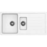 Evıer Granit Evye Base Xl Series White - Beyaz (1.5 Göz)