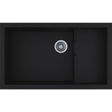 Evier Granit Evye I Voq Series (76X46CM) - Siyah