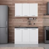 Evim 125 cm Beyaz 125-B1 Mutfak Dolabı Suntalam Malzeme Modern Tasarım Geniş Depolama