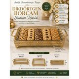 Evim 365 Dikdörtgen Borcam Sunumluk Gold