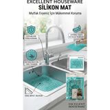 Evim 365 Silikon Lavabo Matı - Yeşil