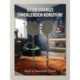 Evim 365 Sinek Öldürücü Raket 2'li - Gri