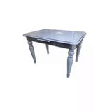 Evim-E Aksesuar Fitilli Tamamı Ahşap Boyalı 80X120 Otomatik Açılır Kapanır Masa