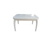 Evim-E Aksesuar Muz Masa 80X120 Açılır Kapanır Lake Beyaz Ahşap