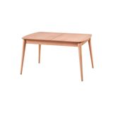 Evim-E Aksesuar Retro Konik Oval Köşeli Masa 90X140 Açılır Kapanır Ahşap Ham&Cilasız