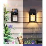 Evim Mabedim Güneş Enerjili Bahçe LED Ampul Hareket Sensörlü Bahçe LED Su Geçirmez 3 Mod'lu Solar LED - Siyah
