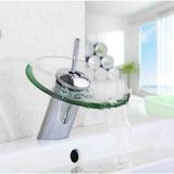 Evim Mabedim Şelale Mix Cam Lavabo Musluk Banyo Bataryası