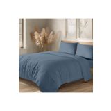 Evim Organik Pamuk Akfil Nevresim Takımı Çift Kişilik 200x220 cm İndigo İNDİGO 200 x 220