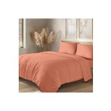 Evim Organik Pamuk Akfil Nevresim Takımı Çift Kişilik 200x220 cm Oranj ORANJ 200 x 220