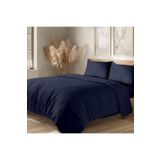 Evim Organik Pamuk Akfil Nevresim Takımı Tek Kişilik 160x220 cm Lacivert LACİVERT 160 x 220