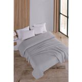 Evim Pamuklu Akel Gri Çok Amaçlı Yatak Örtüsü Çift Kişilik - 200x230 Cm