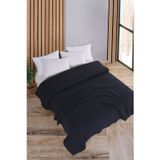 Evim Pamuklu Akel Lacivert Çok Amaçlı Yatak Örtüsü Çift Kişilik - 200x230 Cm