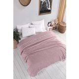 Evim Pamuklu Arem Bordo Çok Amaçlı Yatak Örtüsü Çift Kişilik - 200x220 Cm