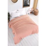 Evim Pamuklu Arem Turuncu Çok Amaçlı Yatak Örtüsü Çift Kişilik - 200x220 Cm