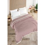 Evim Pamuklu Bige Bordo Çok Amaçlı Yatak Örtüsü Çift Kişilik - 200x220 Cm