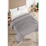 Evim Pamuklu Bige Koyu Indigo Çok Amaçlı Yatak Örtüsü Çift Kişilik - 200x220 Cm