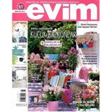 Evim - Pratik Ev Fikirleri ve Alışveriş Dergisi -Küçük Balkonlar - Retro Eski Basım Koleksiyon - (Ağustos 2016 - Sayı 126)