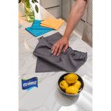 EVİMA 3’lü Milano Cam Temizlik Bezi 40x40 cm İz Bırakmaz Genel Temizlik Mikrofiber Bez