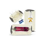 EVİMA Ayakkabı Yıkama Çantası Fermuarlı Beyaz Mikrofiber Koruyucu Çamaşır Filesi
