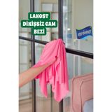 EVİMA Lakost Cam Bezi 40x50 cm | Dikişsiz, İz Bırakmaz, Mikrofiber Cam Temizlik Bezi