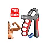 EVİMA Profesyonel 5-100 KG Basan Ayarlanabilir Numaratörlü El Bilek Kol Güçlendirici El Yayı