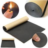 Evimdeyok Araç 10mm Flexi Kauçuk 100cmx 5mt Yanmaz Oto Ses Yalıtım Süngeri Yapışkanlı 5m²