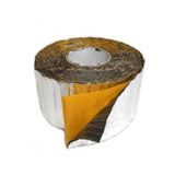Evimdeyok Araç Oto Ses Isı Yalıtım Bandı 3mm x 10cm x 5metre Alüminyum Folyolu Kauçuk Bant Izolasyon Malzemesi