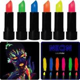 Evimdeyok GlowPaint 6 lı Neon Boya – UV Işıkta Parlayan Makyaj Seti