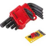 Evimdeyokyok 120 mm 10 Parça Siyah 6 Köşe Alyan Seti Tdrtr - TDRYADYHPJT3D