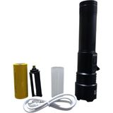 Evimdeyokyok 1300 Lümen Tg LED 2800 Mah Zoom Özellikli Şarj Edilebilir El Feneri SK3600 Tdrtr - Siyah - 20 W