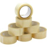 Evimdeyokyok 24 Adet 45MM x 100MT Şeffaf Koli Bandı Süper Kalite Koli Bantı - Çok Renkli - STANDART