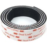 Evimdeyokyok 3m SJ3550 25MM x 1mt Siyah Dual Lock Cırt Bant - Çok Renkli - STANDART