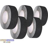 Evimdeyokyok 5 Adet Merdiven ve Zemin Kaydırmaz Kaymaz Bant 50MM x 25MT Siyah Tdrtr - TDR8AAZEBACUQ