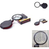 Evimdeyokyok 5 x 60 mm Cam Optik Lens Katlabilir Deri Kaplamalı Cep Büyüteç x x 1051