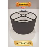 Evimdeyokyok Antrasit Gri Lambader Başlığı 35 cm Mega Boy - Standart