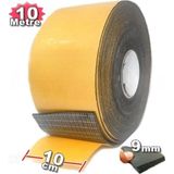 Evimdeyokyok Araç Oto Ses Isı Yalıtım 10cm x 10mt 9mm Yapışkanlı Kauçuk Izolasyon Malzemesi Yalıtım Bandı