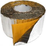 Evimdeyokyok Araç Oto Ses Isı Yalıtım Bandı 3mm x 10cm x 5metre Alüminyum Folyolu Kauçuk Bant Izolasyon Malzemesi