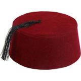 Evimdeyokyok Bordo Renk Osmanlı Fesi Garson Boy 8 No 12-13 Yaş