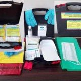 Evimdeyokyok Enfeksiyöz Atık Temizlik Kiti ( 4 Kullanım) (Body Fluid Spill Kit )